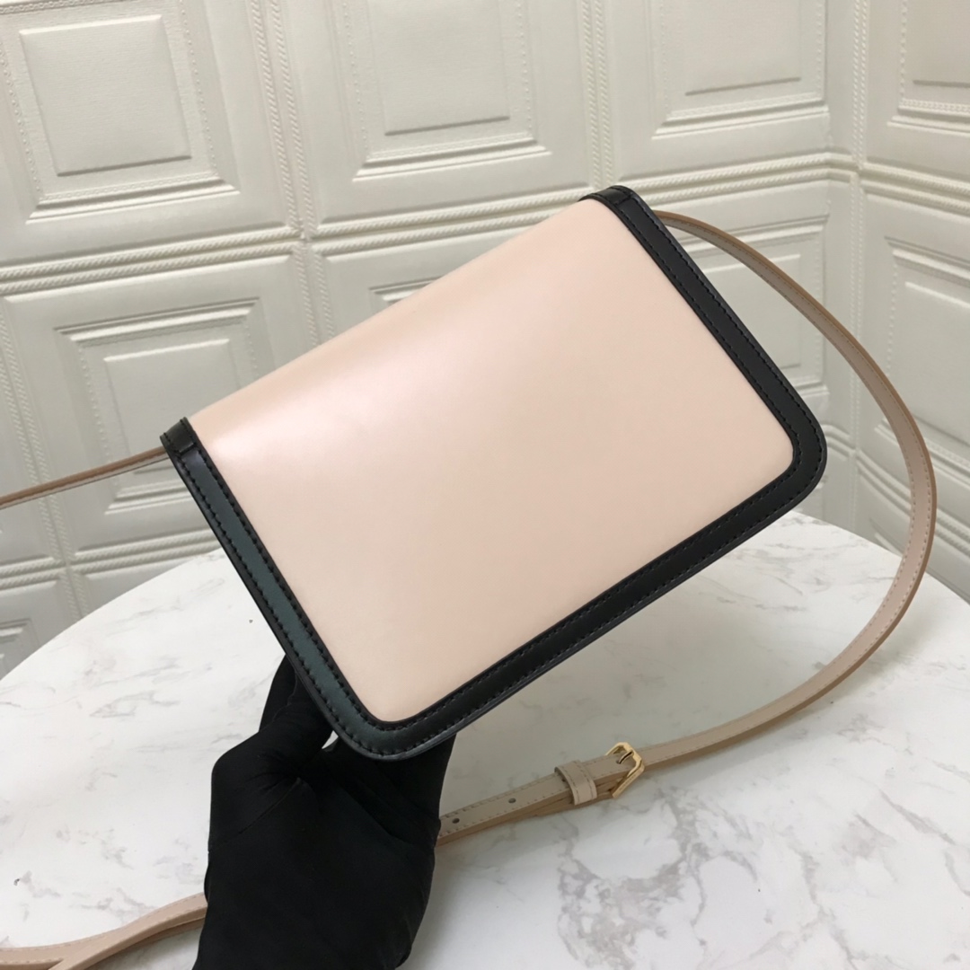 80115751 Small Leather TB Bag, BURBERRY BAGS