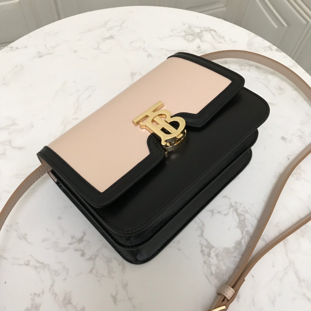 80115751 Small Leather TB Bag, BURBERRY BAGS