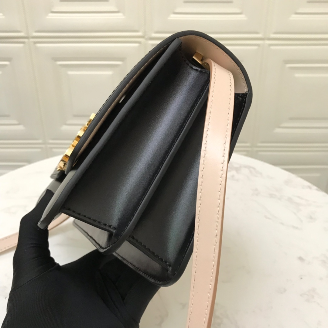 80115751 Small Leather TB Bag, BURBERRY BAGS