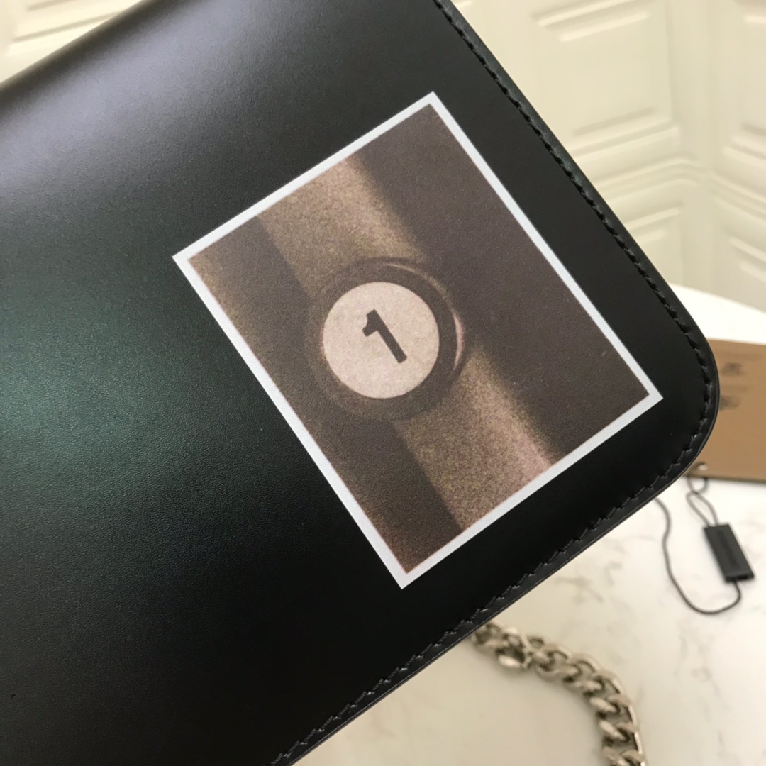 80124671 Small Leather TB Bag, BURBERRY BAGS