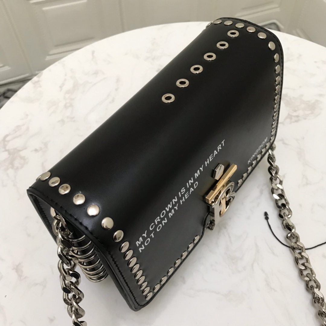 80125911 Small Studded Montage Print Leather TB Bag, BURBERRY BAGS