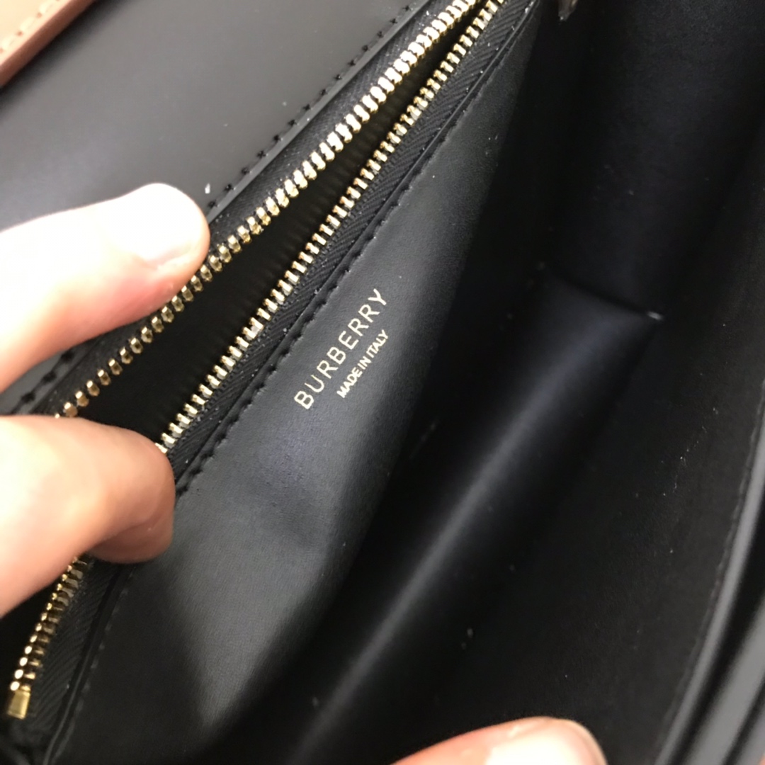 80193371 Medium Monogram Stripe E-canvas TB Bag, BURBERRY BAGS