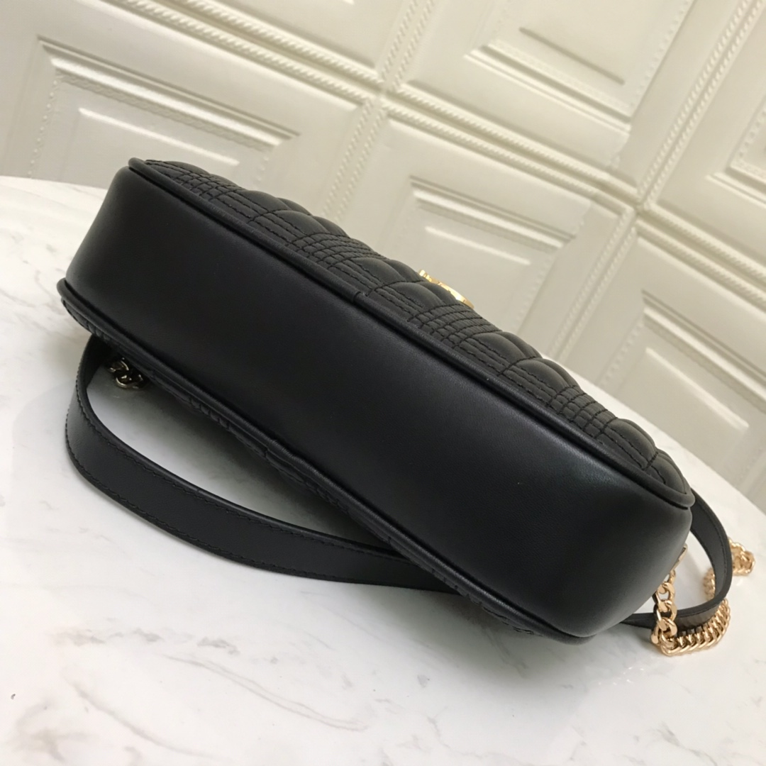 80207131 Quilted Lambskin Camera Bag, BURBERRY BAGS