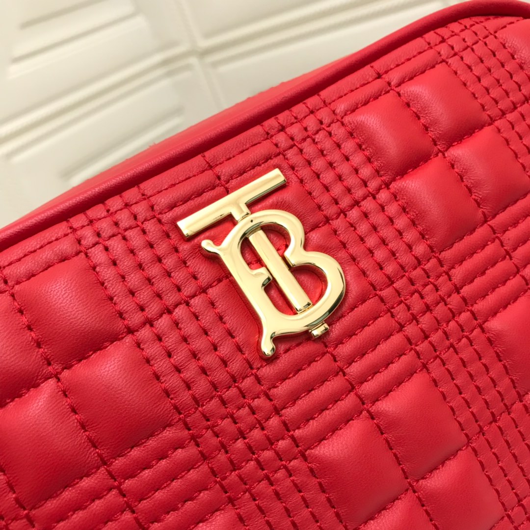 80207131 Quilted Lambskin Camera Bag, BURBERRY BAGS