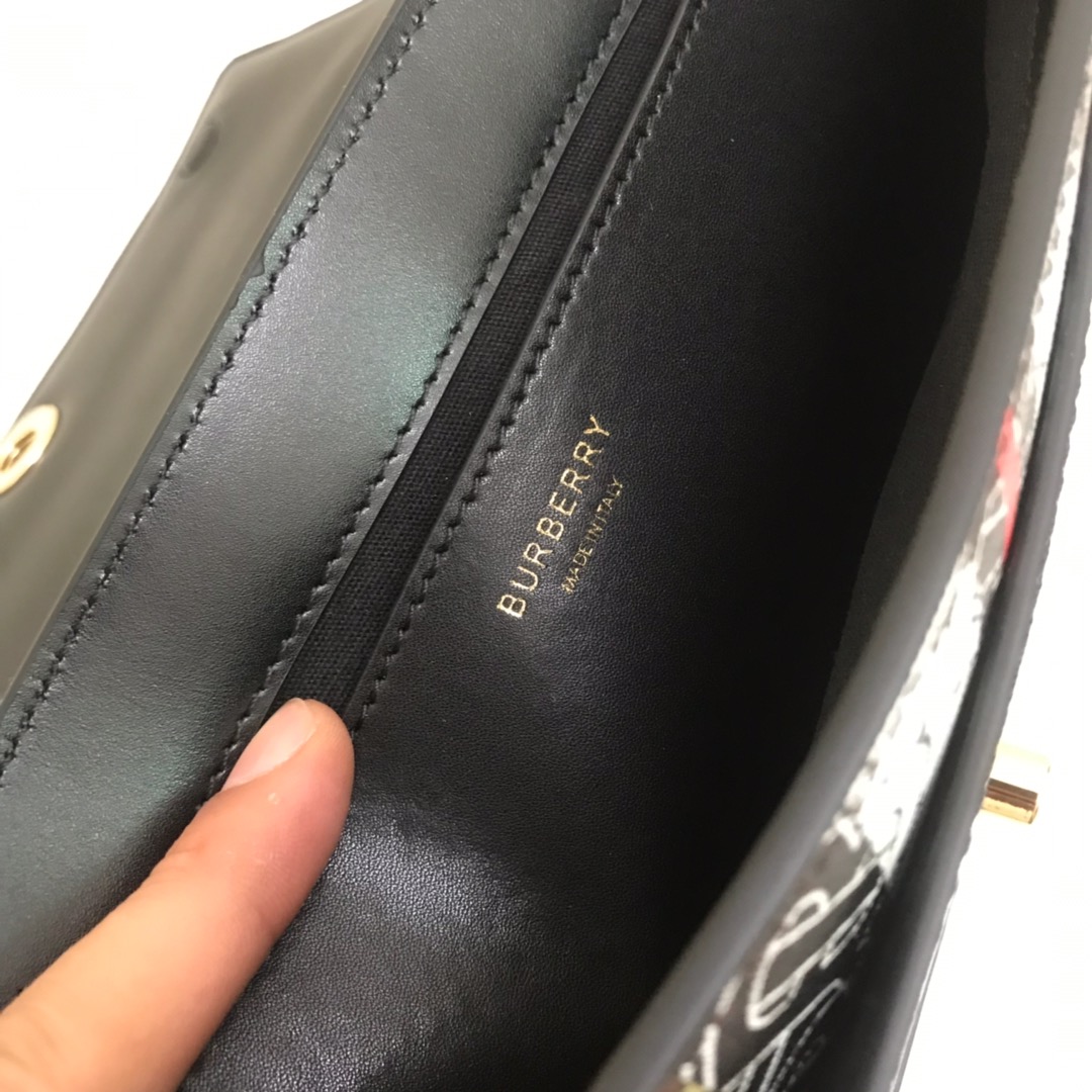 Monogram Stripe E-canvas Note Crossbody Bag, Burberry Handbag