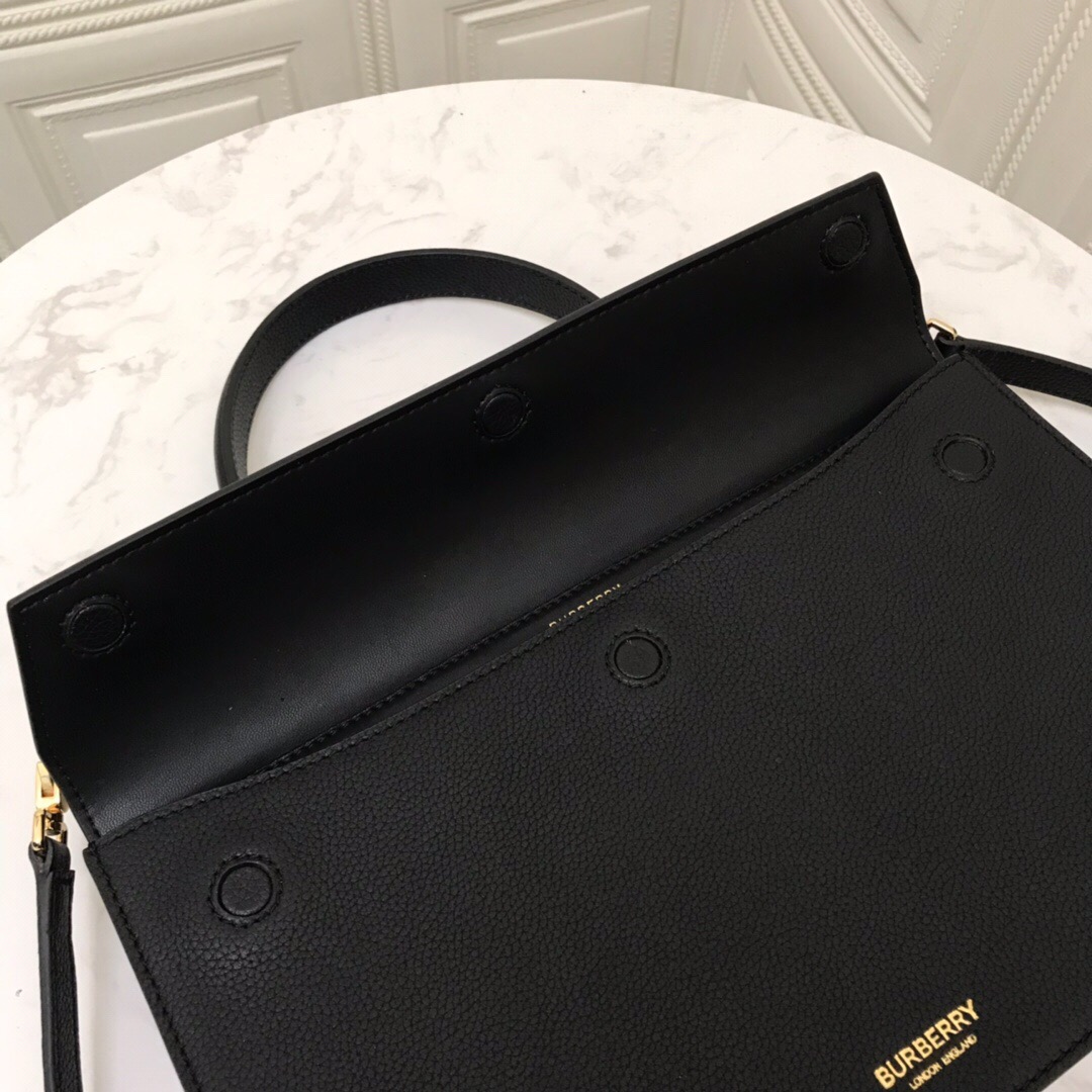 Medium Monogram Stripe E-canvas Title Bag, Burberry Handbag
