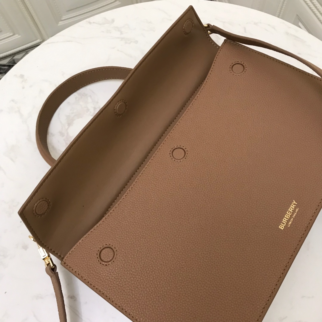 Medium Monogram Stripe E-canvas Title Bag, Burberry Handbag