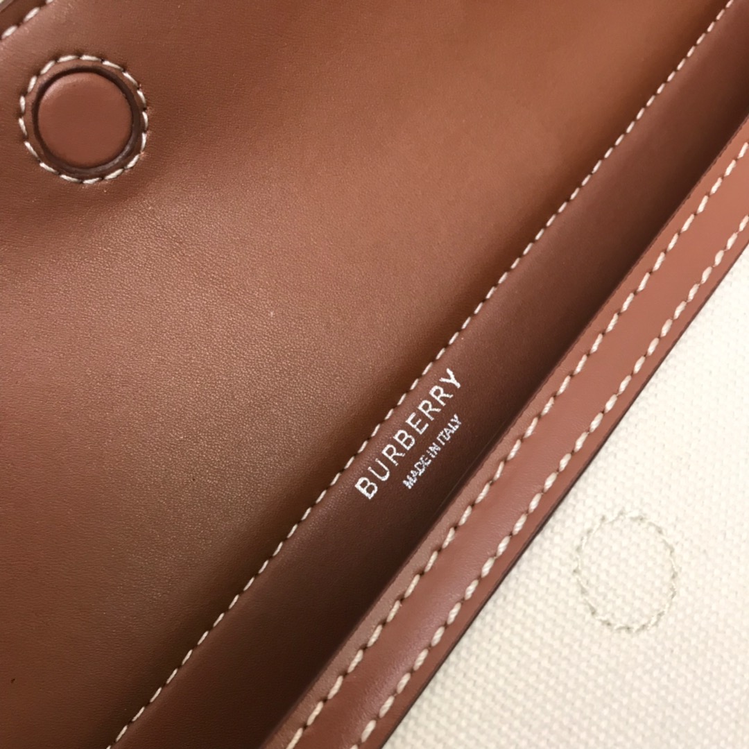 Small Horseferry Print Title Bag with Pocket Detail, Burberry Handbag