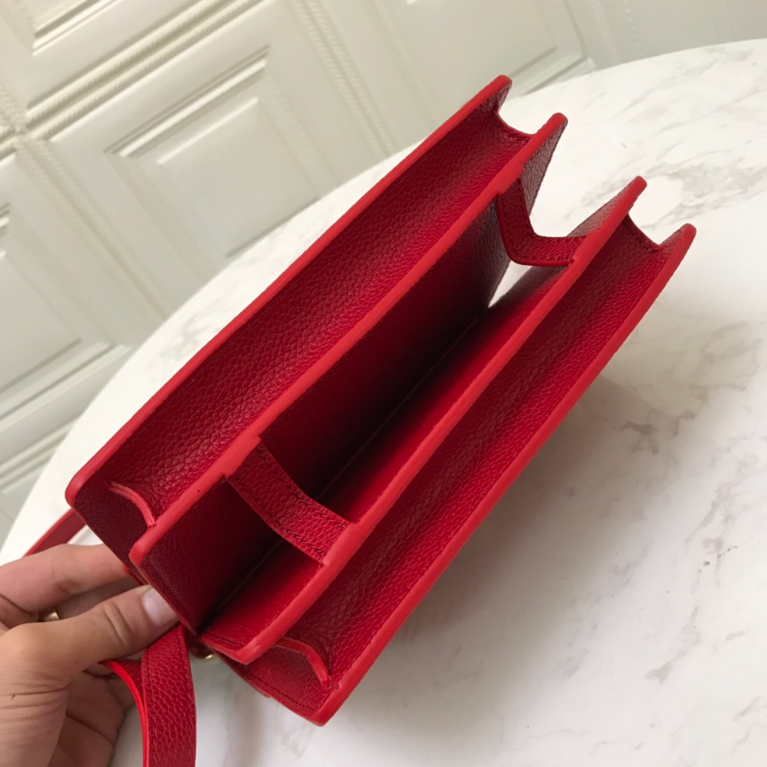 Mini Leather Title Bag with Pocket Detail, Burberry Handbag