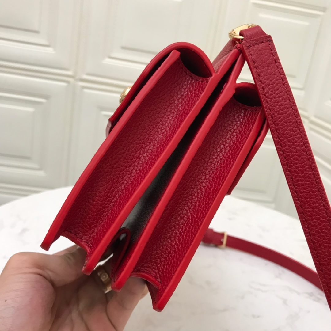 Mini Leather Title Bag with Pocket Detail, Burberry Handbag