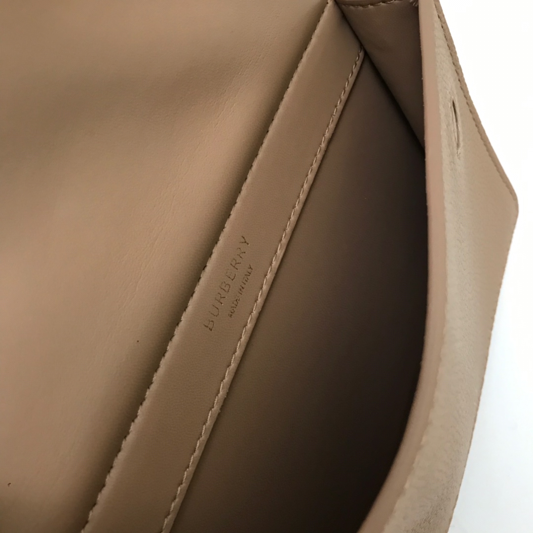 Mini Leather Title Bag with Pocket Detail, Burberry Handbag