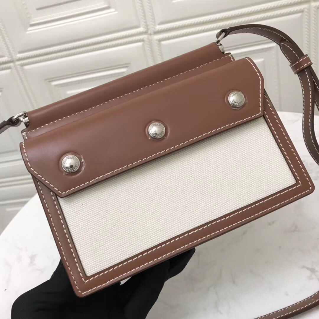 Mini Horseferry Print Title Bag with Pocket Detail, Burberry Handbag