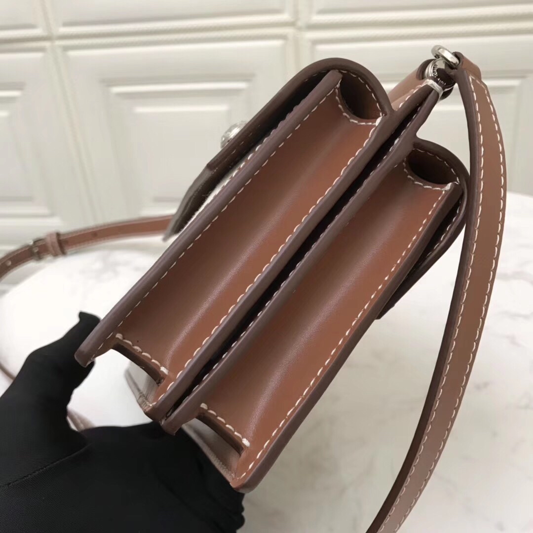 Mini Horseferry Print Title Bag with Pocket Detail, Burberry Handbag