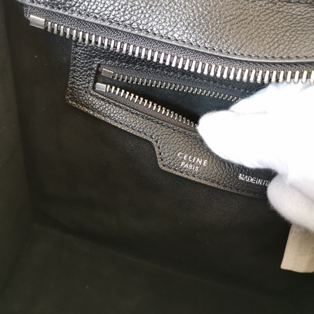 MICRO LUGGAGE HANDBAG IN DRUMMED CALFSKIN