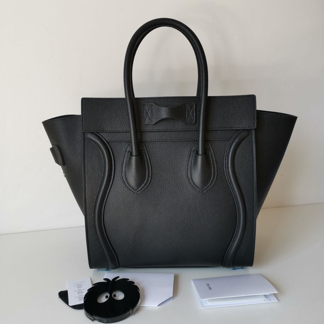 MICRO LUGGAGE HANDBAG IN DRUMMED CALFSKIN