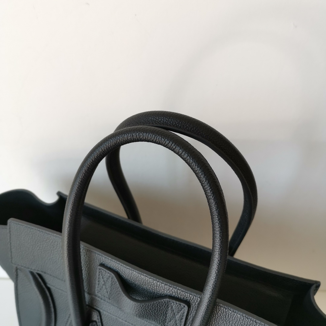 MICRO LUGGAGE HANDBAG IN DRUMMED CALFSKIN