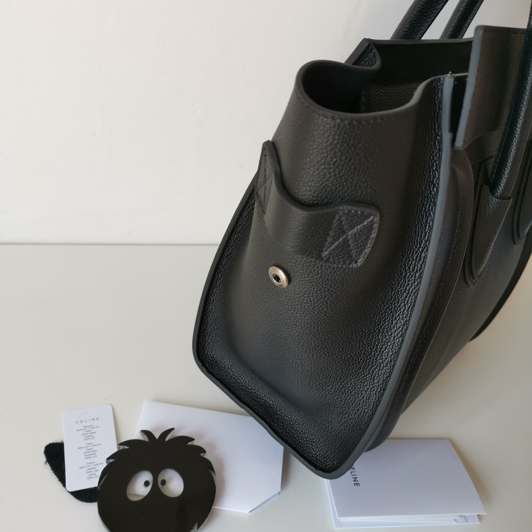 MICRO LUGGAGE HANDBAG IN DRUMMED CALFSKIN