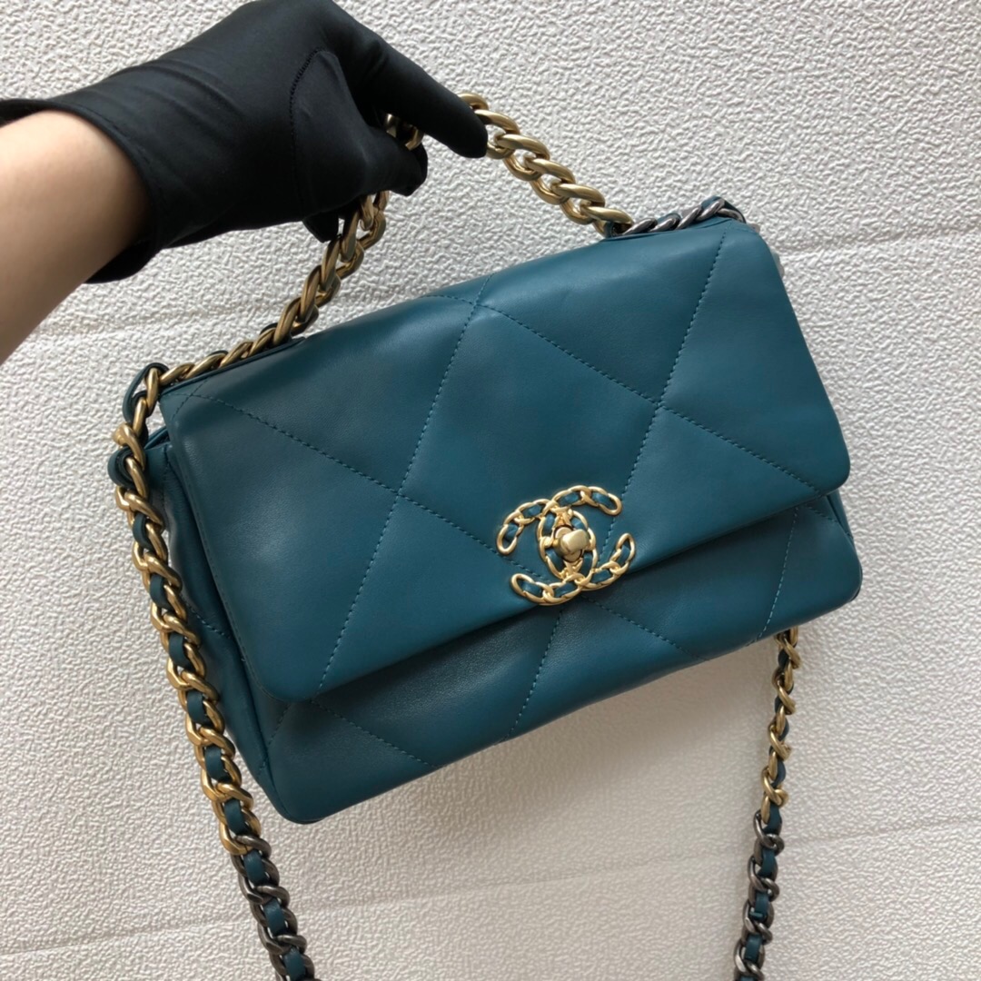 AS1160 chanel 19 small flap bag, CHANEL HANDBAGS