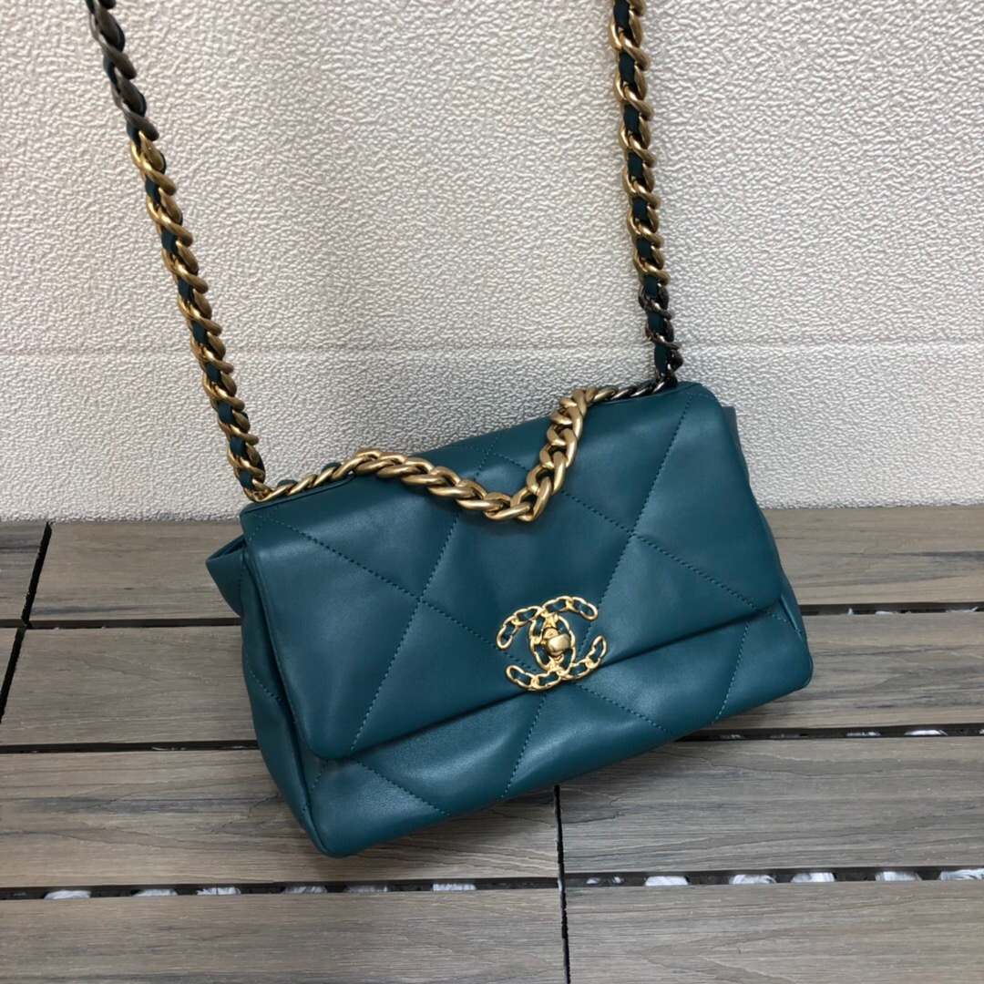AS1160 chanel 19 small flap bag, CHANEL HANDBAGS