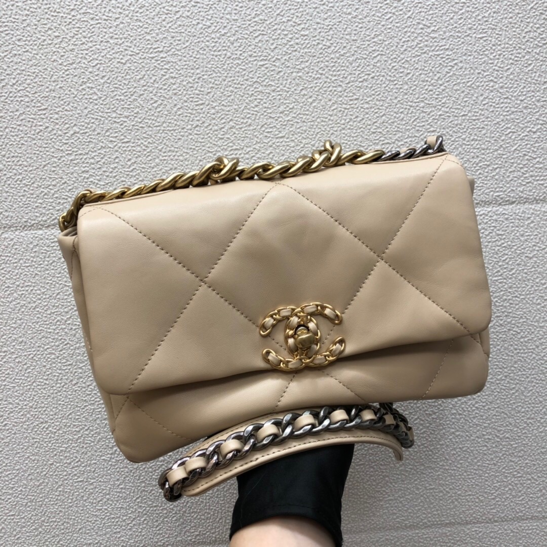 AS1160 chanel 19 small flap bag, CHANEL HANDBAGS