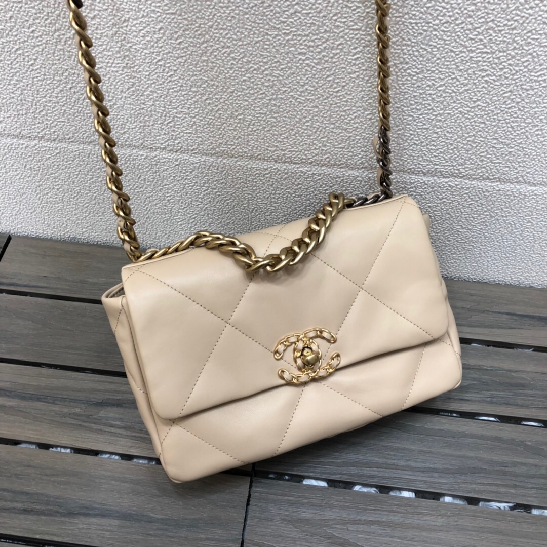 AS1160 chanel 19 small flap bag, CHANEL HANDBAGS