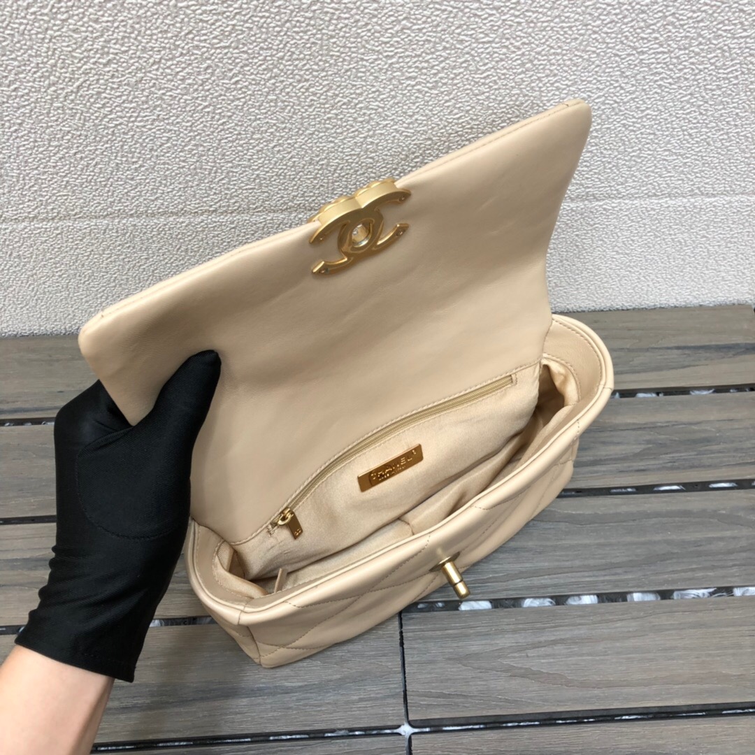 AS1160 chanel 19 small flap bag, CHANEL HANDBAGS