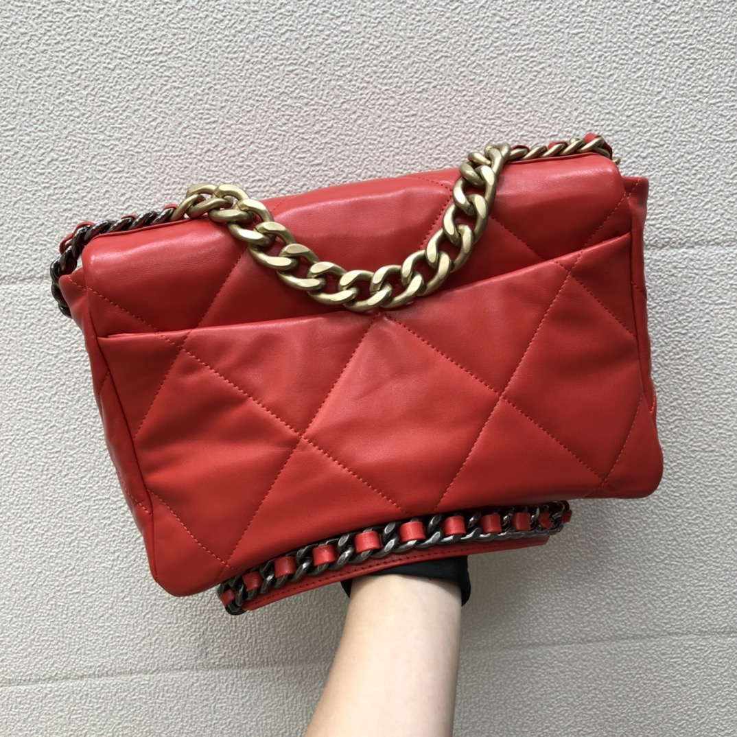 AS1161 chanel 19 large flap bag, CHANEL HANDBAGS