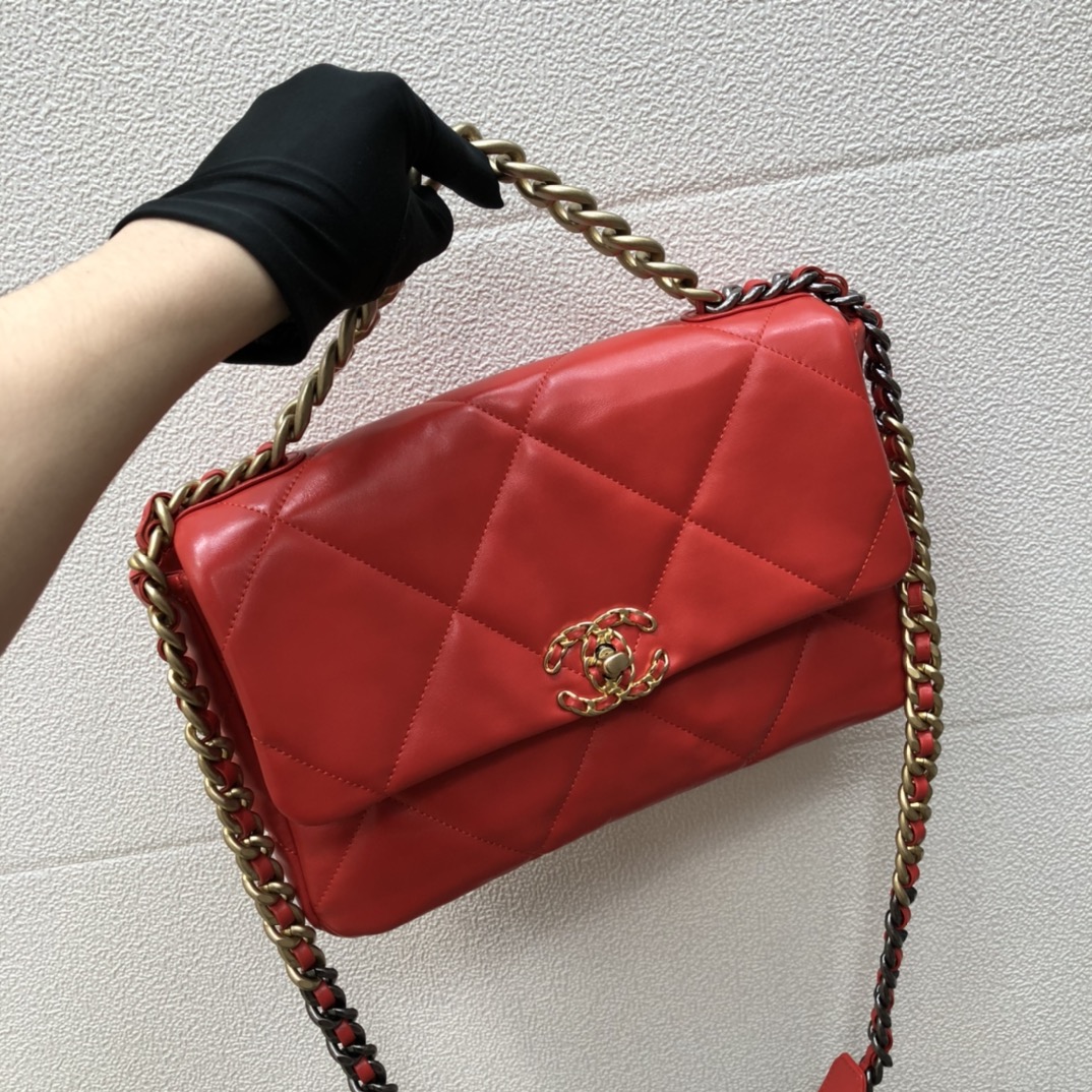 AS1161 chanel 19 large flap bag, CHANEL HANDBAGS