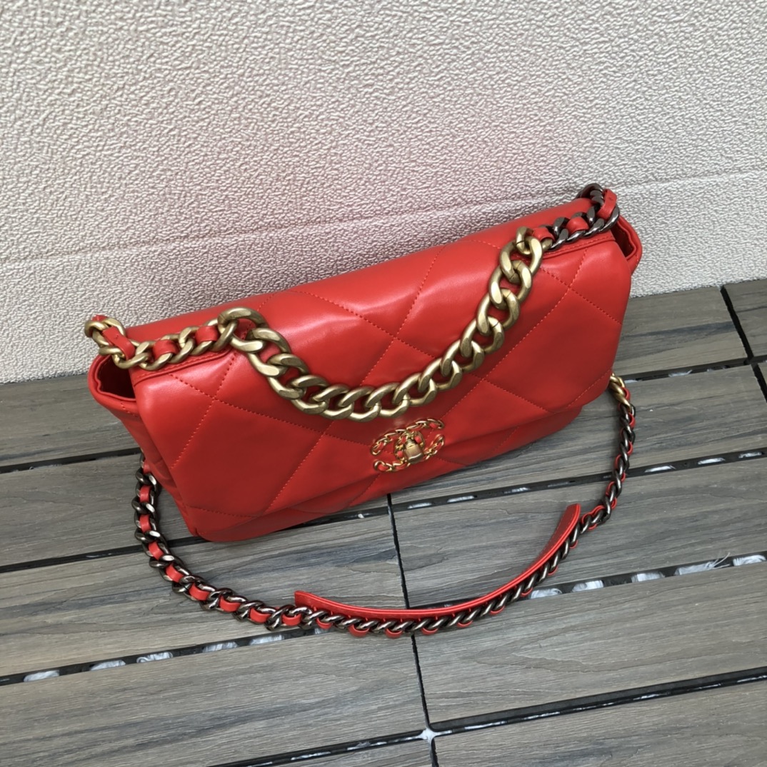 AS1161 chanel 19 large flap bag, CHANEL HANDBAGS