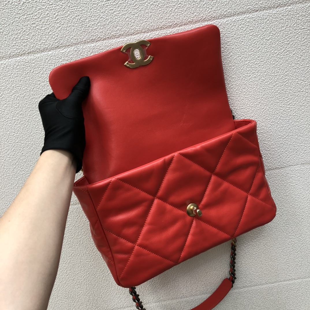 AS1161 chanel 19 large flap bag, CHANEL HANDBAGS