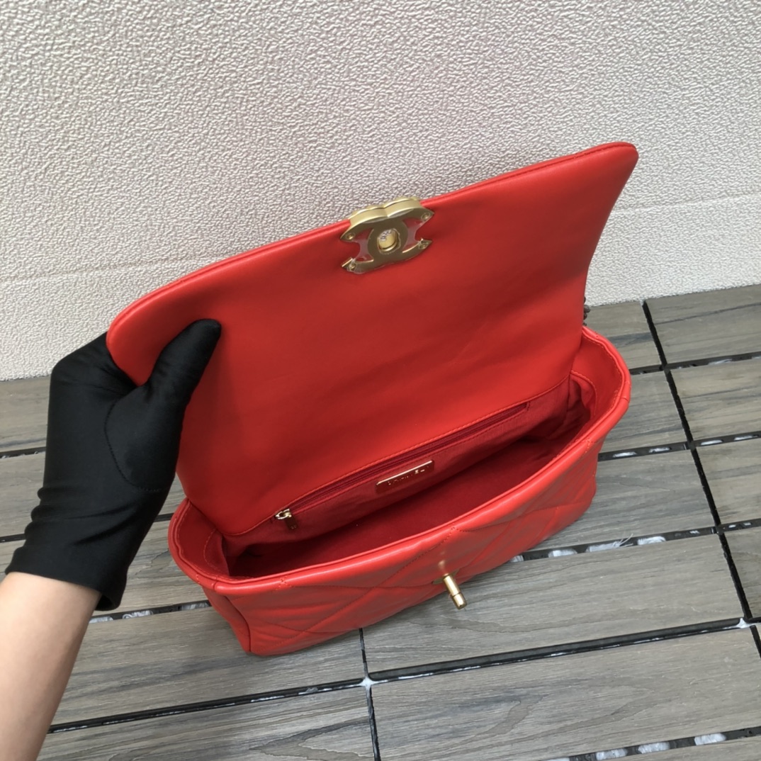 AS1161 chanel 19 large flap bag, CHANEL HANDBAGS