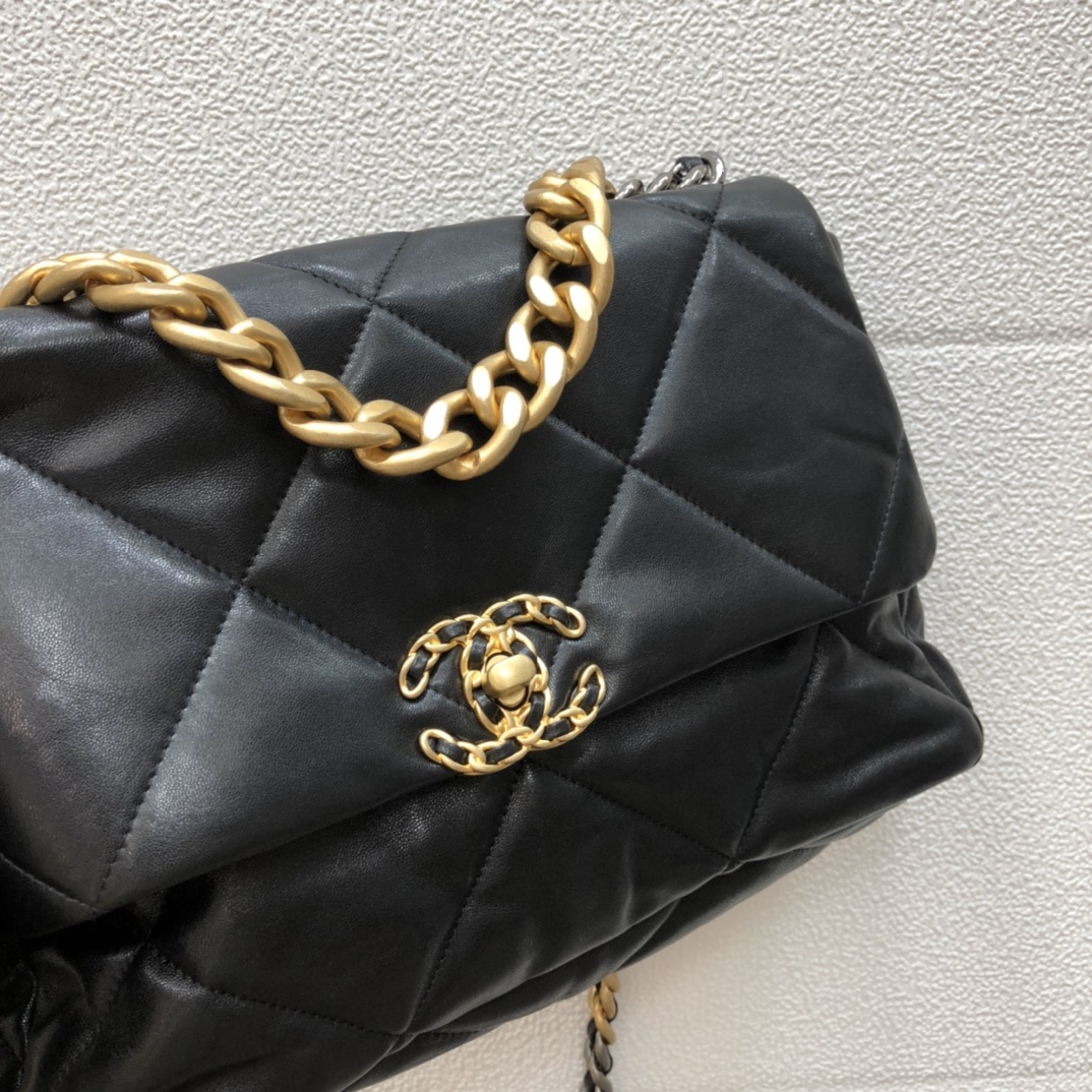 AS1161 chanel 19 large flap bag, CHANEL HANDBAGS