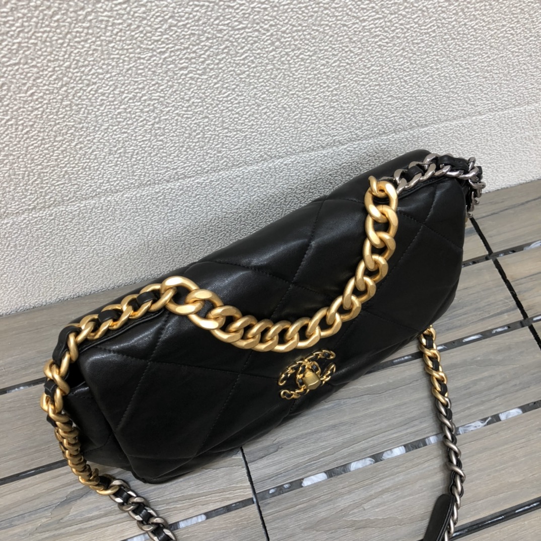AS1161 chanel 19 large flap bag, CHANEL HANDBAGS