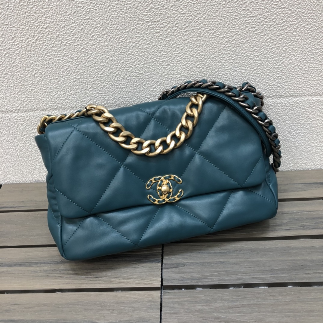AS1161 chanel 19 large flap bag, CHANEL HANDBAGS
