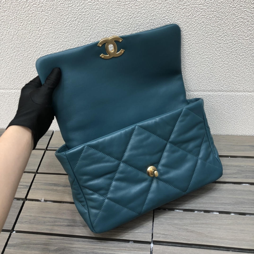 AS1161 chanel 19 large flap bag, CHANEL HANDBAGS