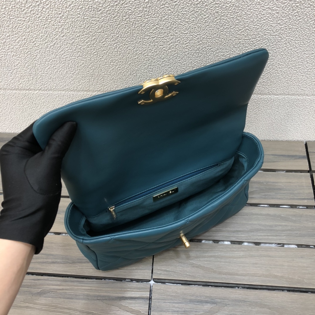 AS1161 chanel 19 large flap bag, CHANEL HANDBAGS