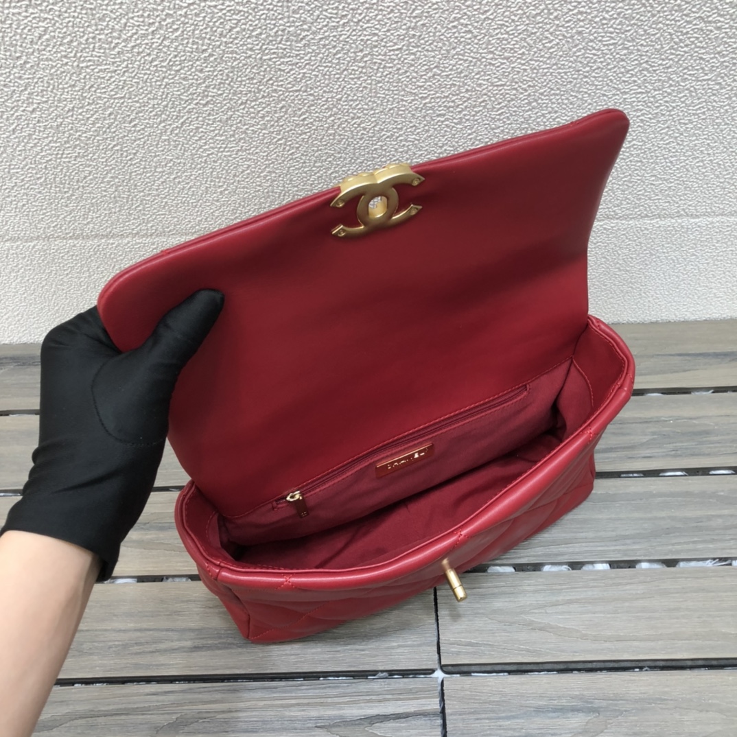 AS1161 chanel 19 large flap bag, CHANEL HANDBAGS