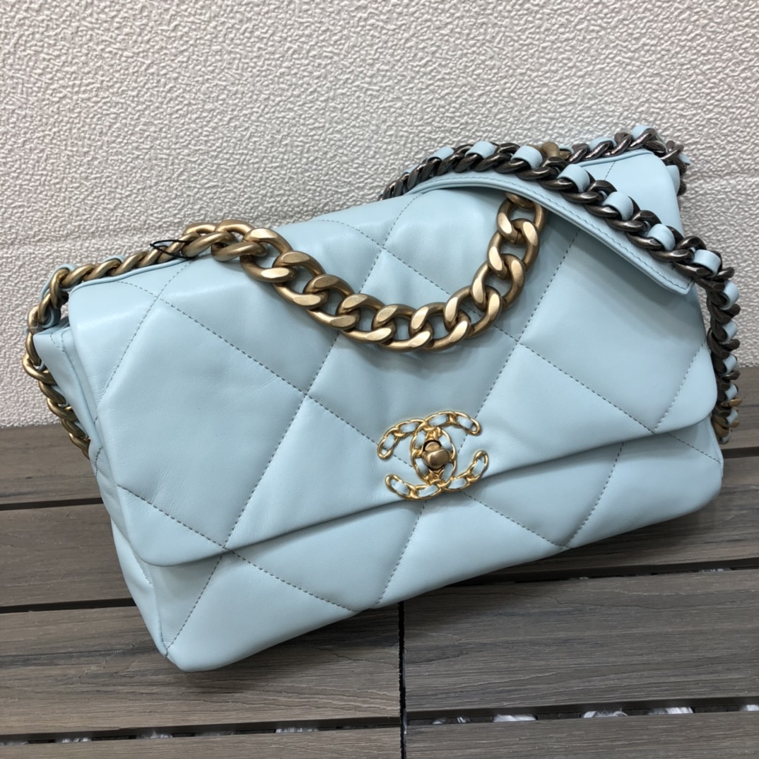 AS1161 chanel 19 large flap bag, CHANEL HANDBAGS