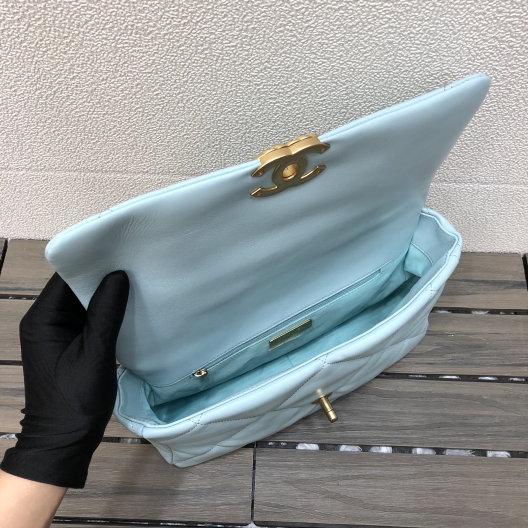 AS1161 chanel 19 large flap bag, CHANEL HANDBAGS
