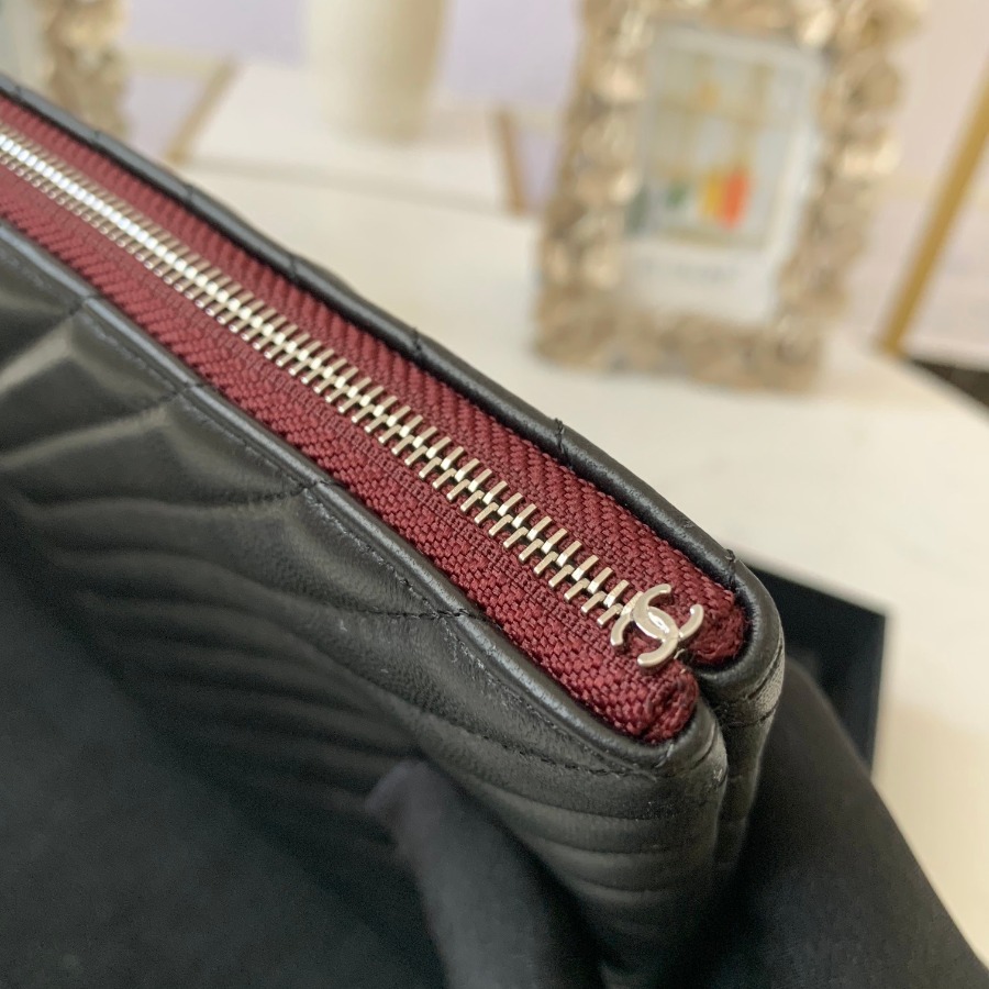 Chanel Pouch, Silver-Tone