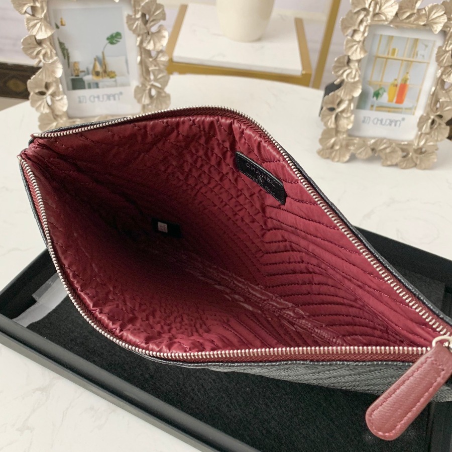 Chanel Pouch, Silver-Tone