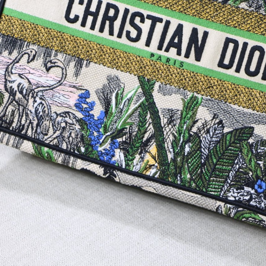 BLUE DIOR BOOK TOTE DIOR OBLIQUE BAG