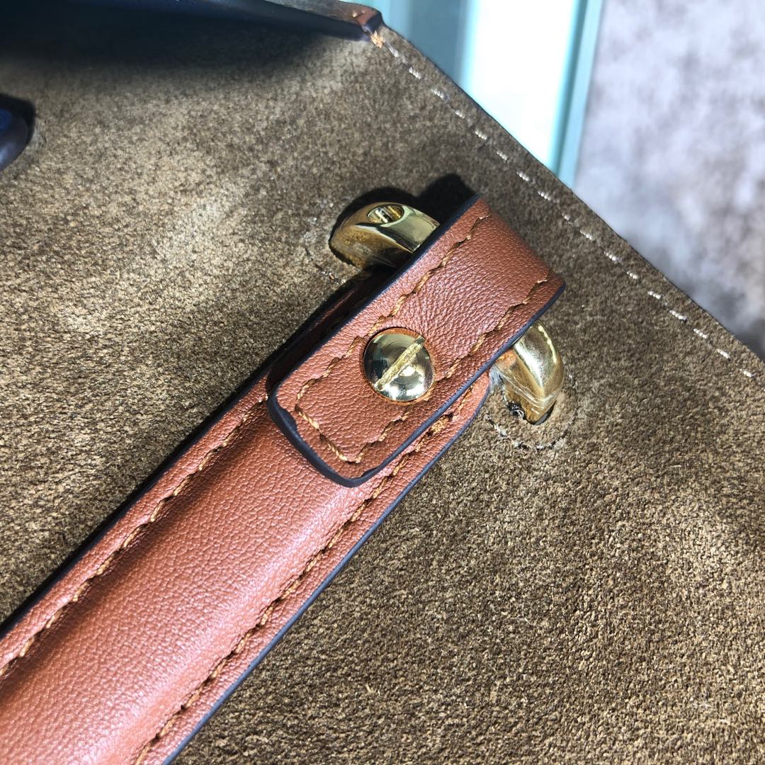 KAN U, Black leather bag, Fendi Shoulder Bag