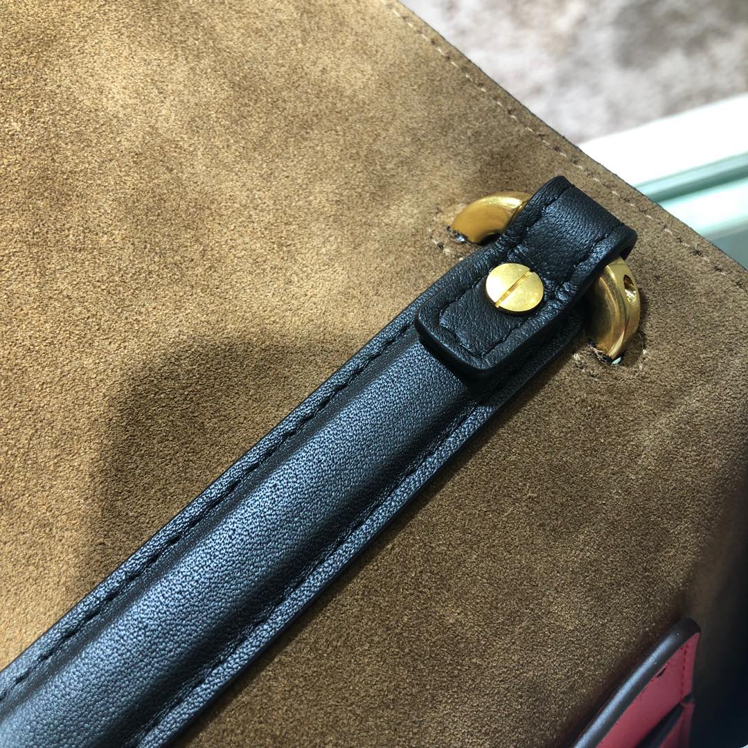 KAN U, Black leather bag, Fendi Shoulder Bag