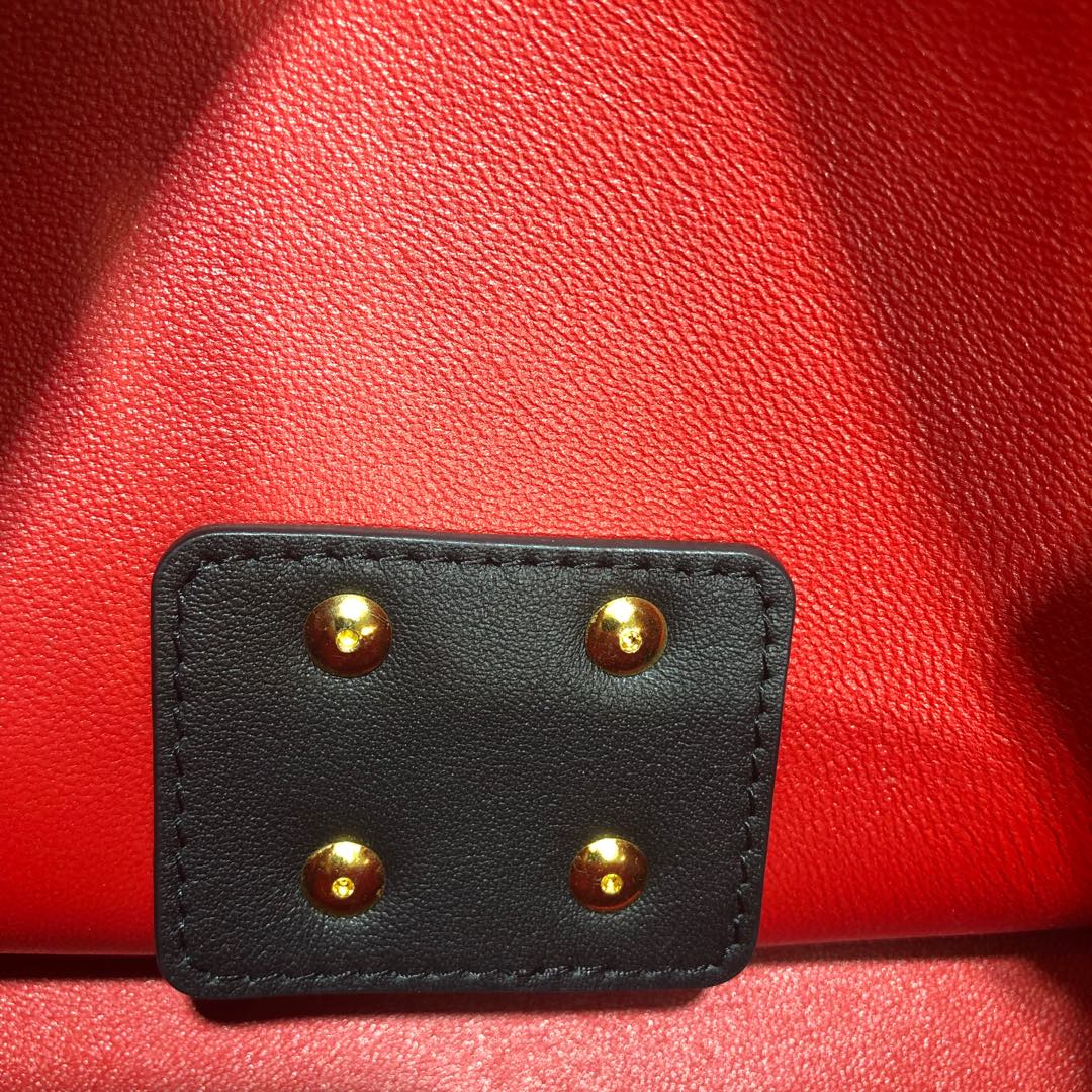 KAN U, Black leather bag, Fendi Shoulder Bag
