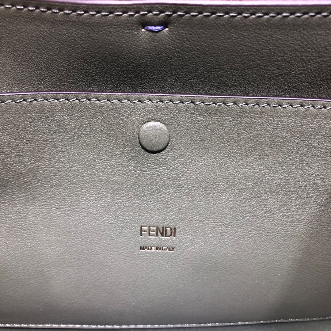 KAN U, Black leather bag, Fendi Shoulder Bag