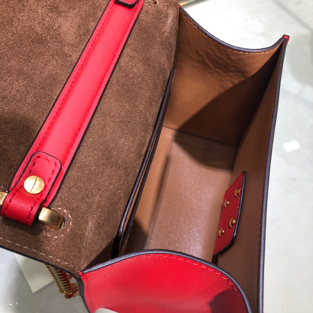 KAN U SMALL, Black leather bag, Fendi Shoulder Bag