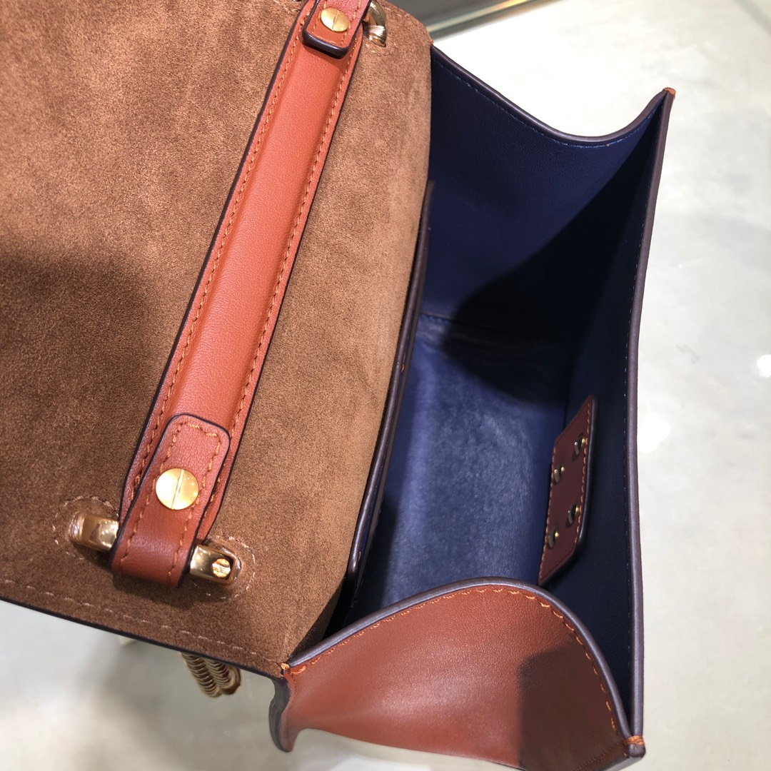 KAN U SMALL, Black leather bag, Fendi Shoulder Bag