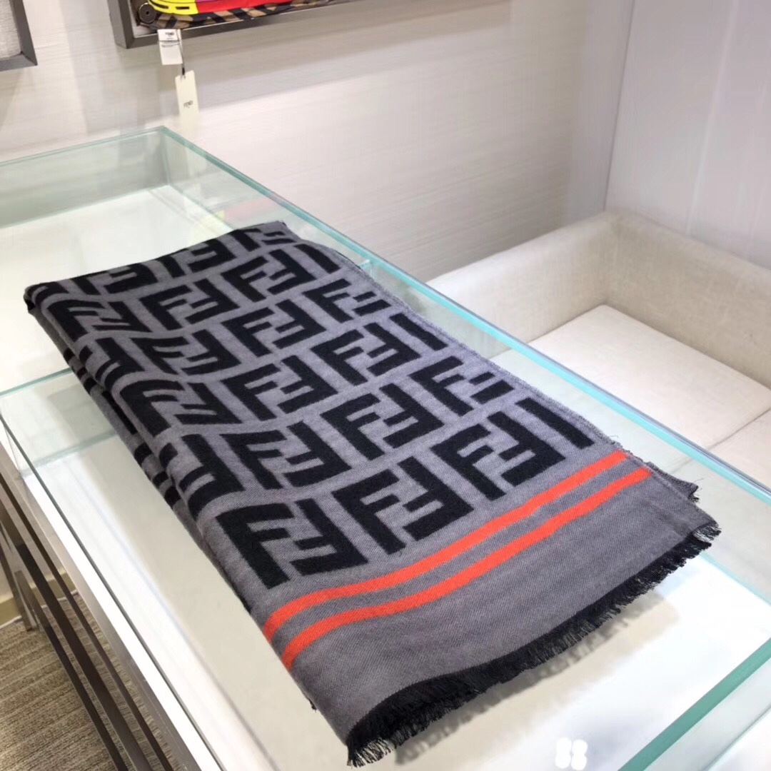 Fendi Ponchos, 95% Wool, 5% Silk