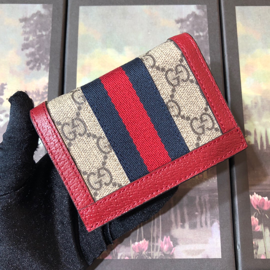 523155, GUCCI Ophidia GG card case